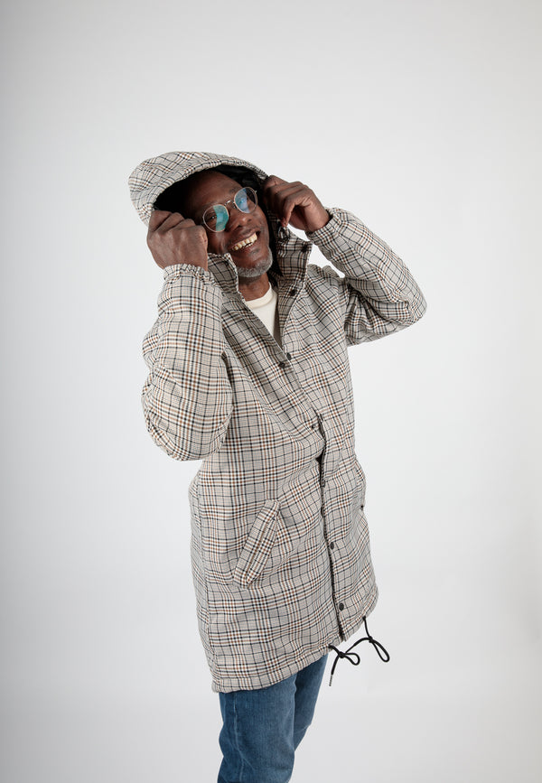 PADDY | Nachhaltiger Unisex Tweed Parker aus 100% recyceltem Polyester