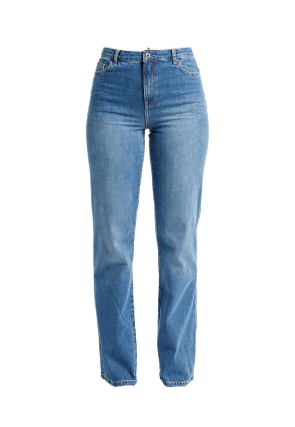 DALIA | Sustainable wide leg women's jeans made from 100% organic denim