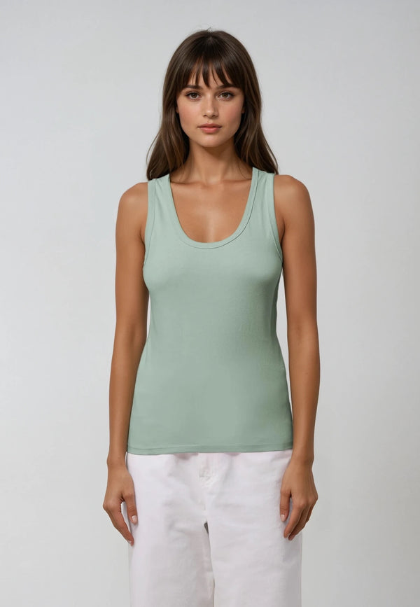 AVA | Nachhaltiges enganliegendes Damen Tanktop aus 100% Bio-Baumwolle