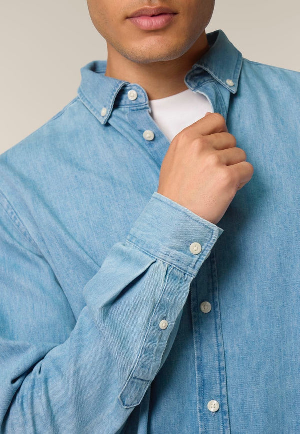 DENNIS | Nachhaltiges Denimshirt aus 100% Biobaumwolle