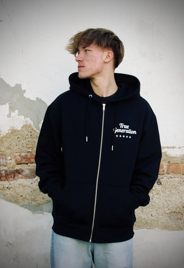 LOCKER HEAVY | Oversize Unisex Zip-Hoodie aus Bio-Baumwolle