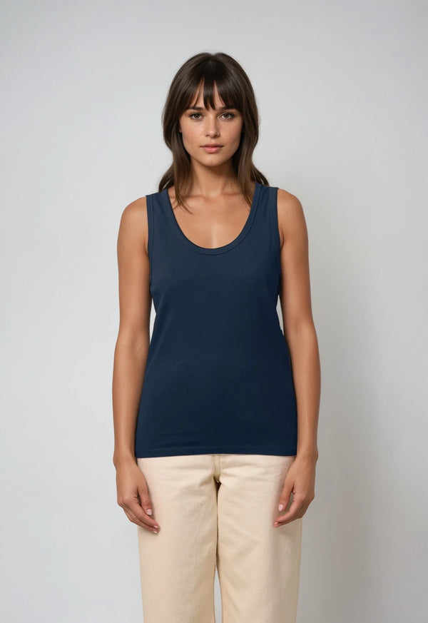 AVA | Nachhaltiges enganliegendes Damen Tanktop aus 100% Bio-Baumwolle