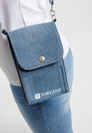 Upcycling Umhängetasche mit Fächern
