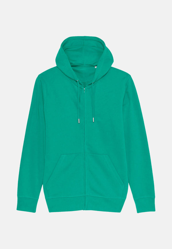 CONNECTOR | Classic zip hoodie made of organic cotton 