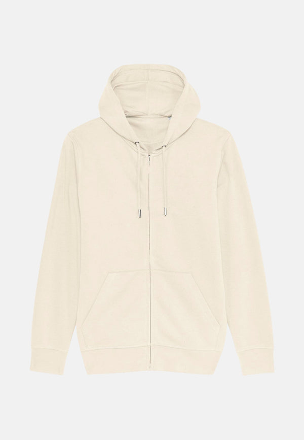 CONNECTOR | Classic zip hoodie made of organic cotton 