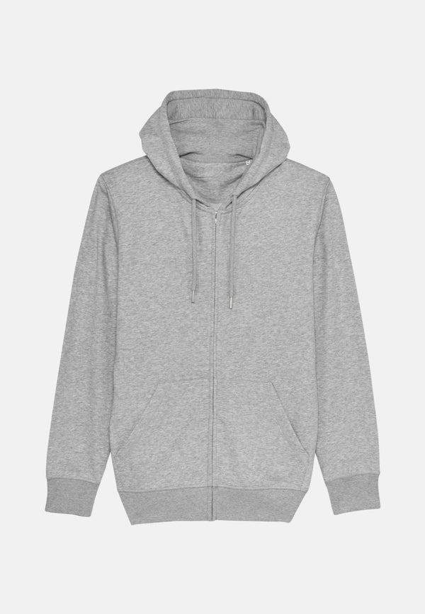 CONNECTOR | Classic zip hoodie made of organic cotton 