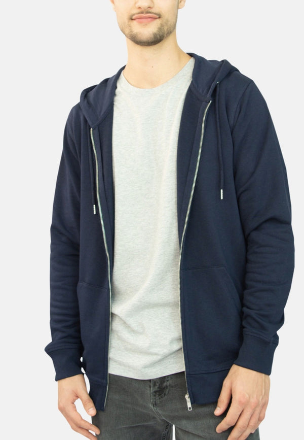 CONNECTOR | Classic zip hoodie made of organic cotton 