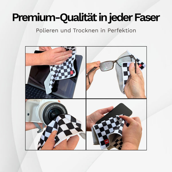 Mikrofasertücher 26x26 cm (2er Pack) von T.clean