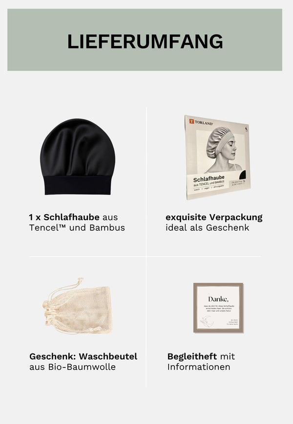 SLEEPING CAP | sustainable sleeping cap made from tencel and bamboo