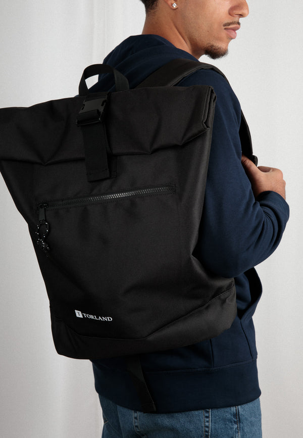 BACKPACK ROLL-TOP | Sustainable backpack made from 100% recycled polyester 