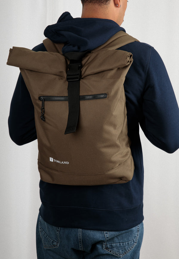 BACKPACK ROLL-TOP | Sustainable backpack made from 100% recycled polyester 