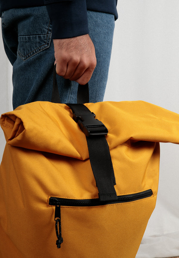 BACKPACK ROLL-TOP | Sustainable backpack made from 100% recycled polyester 