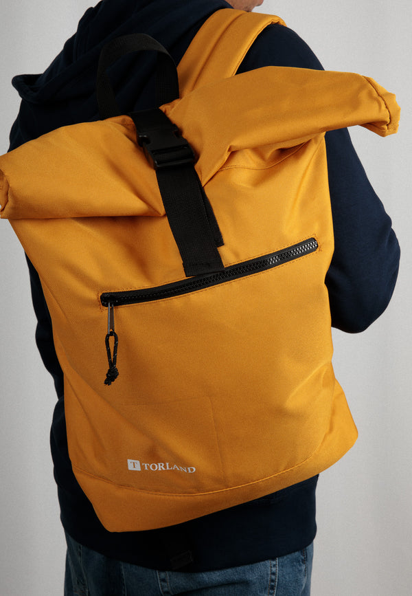 BACKPACK ROLL-TOP | Sustainable backpack made from 100% recycled polyester 