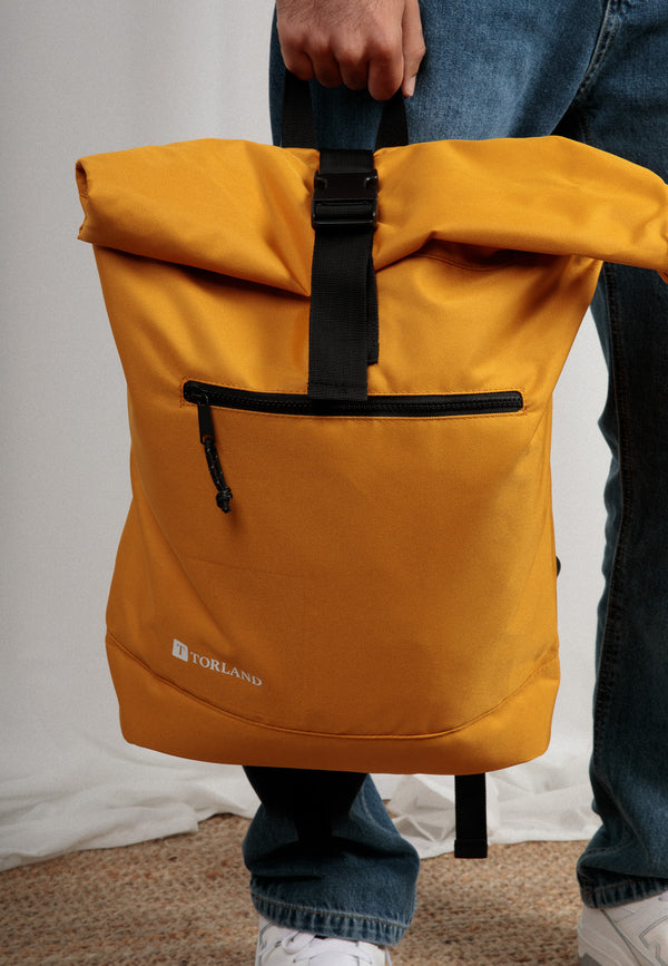 BACKPACK ROLL-TOP | Sustainable backpack made from 100% recycled polyester 