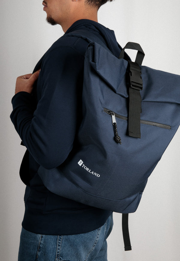 BACKPACK ROLL-TOP | Sustainable backpack made from 100% recycled polyester 