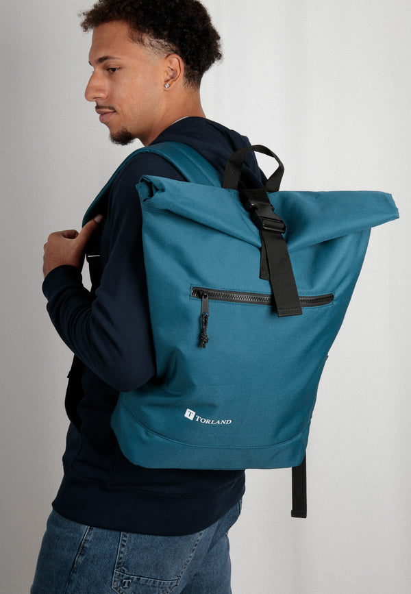 BACKPACK ROLL-TOP | Sustainable backpack made from 100% recycled polyester 