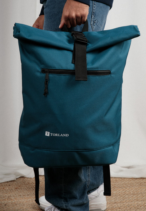 BACKPACK ROLL-TOP | Sustainable backpack made from 100% recycled polyester 