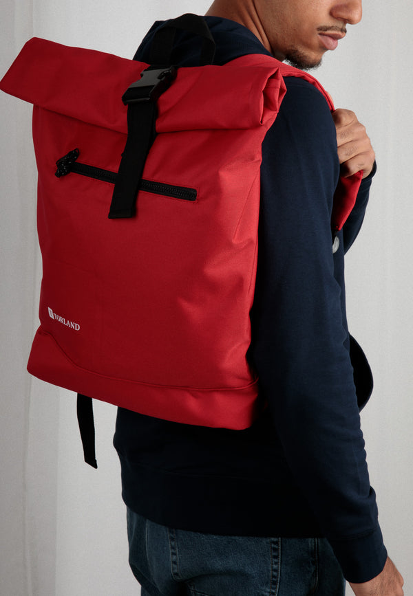 BACKPACK ROLL-TOP | Sustainable backpack made from 100% recycled polyester 