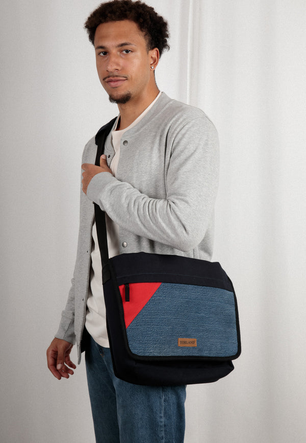 BOBBY | Sustainable upcycling shoulder bag made from old jeans 