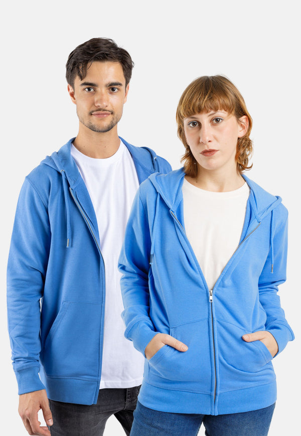 CONNECTOR | Klassischer Zip-Hoodie aus Bio-Baumwolle