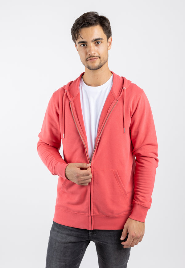 CONNECTOR | Classic zip hoodie made of organic cotton 