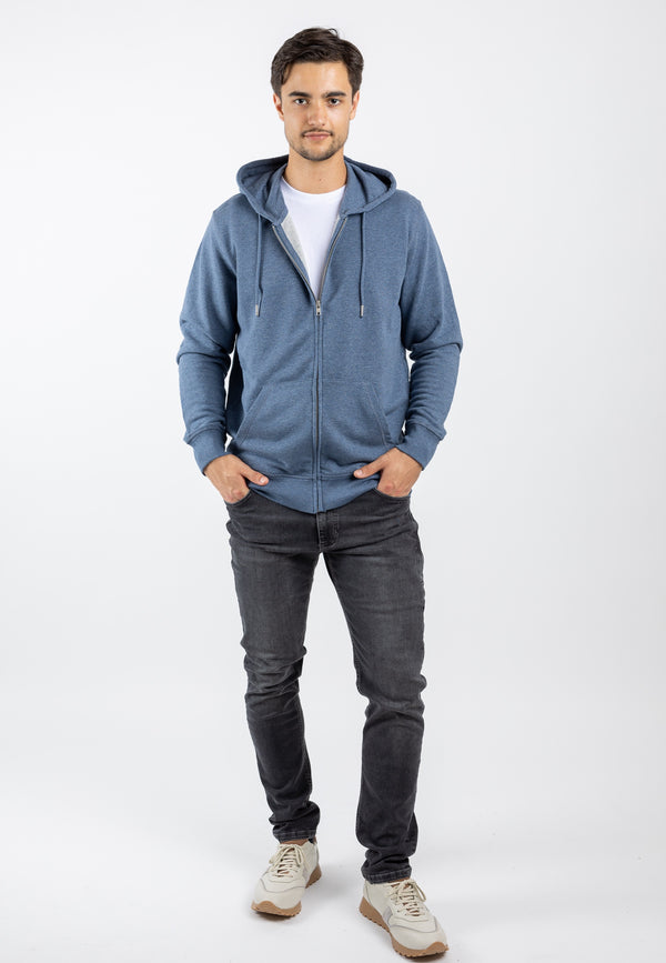 CONNECTOR | Classic zip hoodie made of organic cotton 