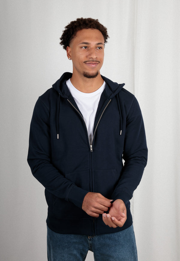 CONNECTOR | Klassischer Zip-Hoodie aus Bio-Baumwolle