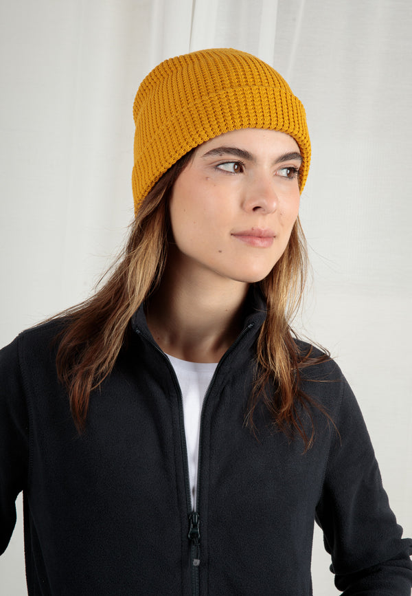 WAFFY | Nachhaltige Unisex Beanie mit Waffelstrick