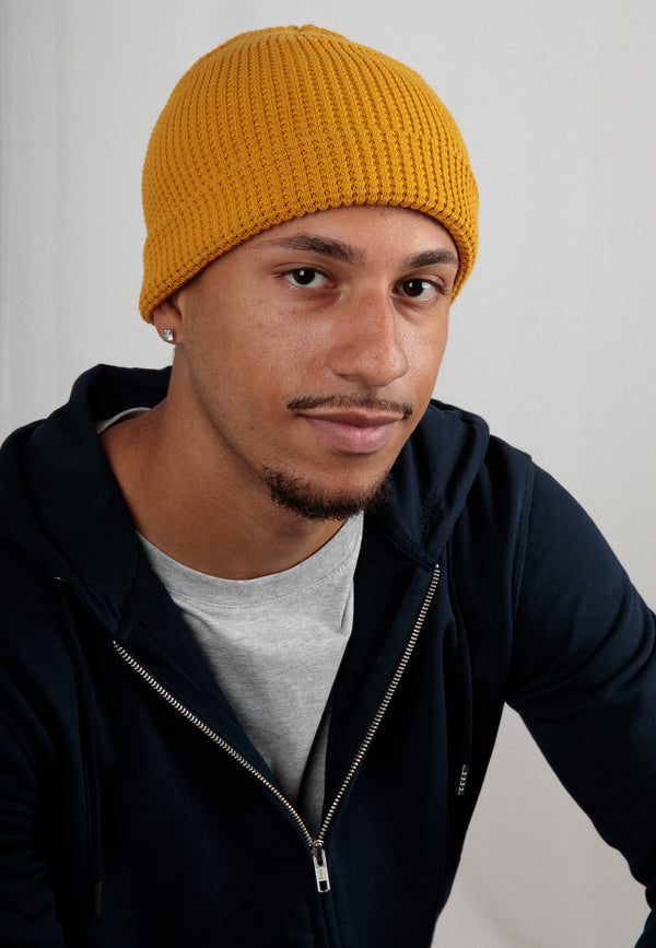 WAFFY | Nachhaltige Unisex Beanie mit Waffelstrick