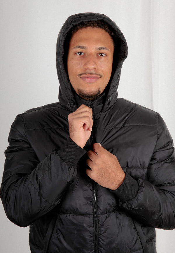 KAJ | Nachhaltige Unisex Ripstop Winterjacke mit Kapuze