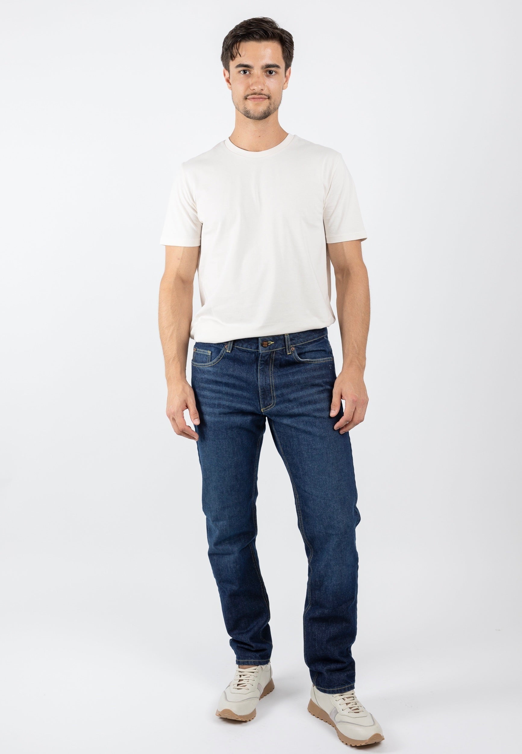 Straight Fit - Dark Indigo Herren-Jeans "SAMUEL"