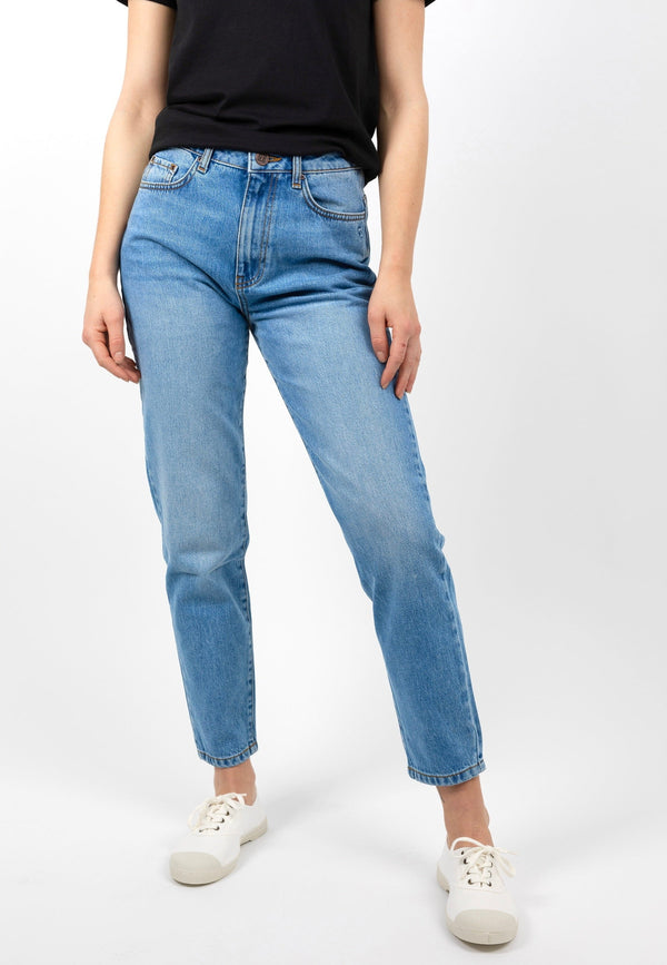 Mom Style – hellblaue Damenjeans "MARIA" - TORLAND