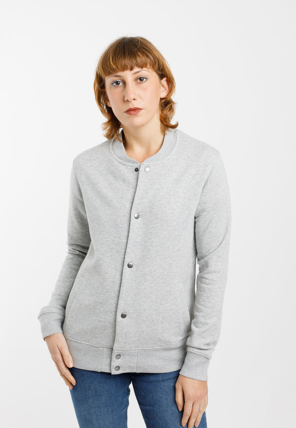 BOUNDERS | Organic cotton sweatshirt bomber jacket