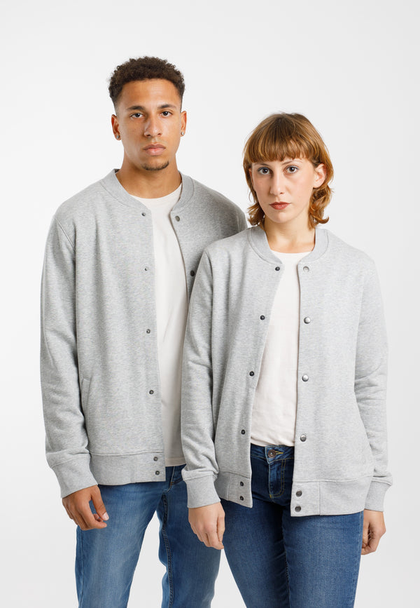 BOUNDERS | Organic cotton sweatshirt bomber jacket