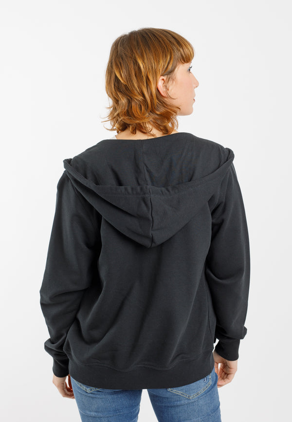 CONNECTOR | Classic zip hoodie made of organic cotton 