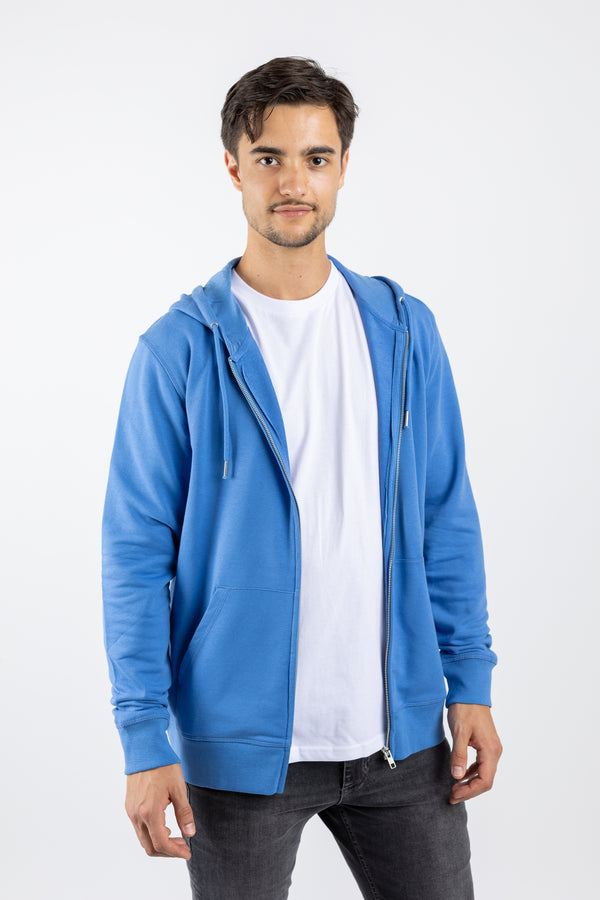 CONNECTOR | Classic zip hoodie made of organic cotton 