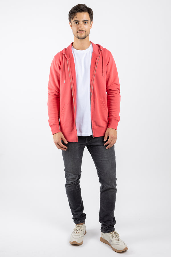 CONNECTOR | Klassischer Zip-Hoodie aus Bio-Baumwolle