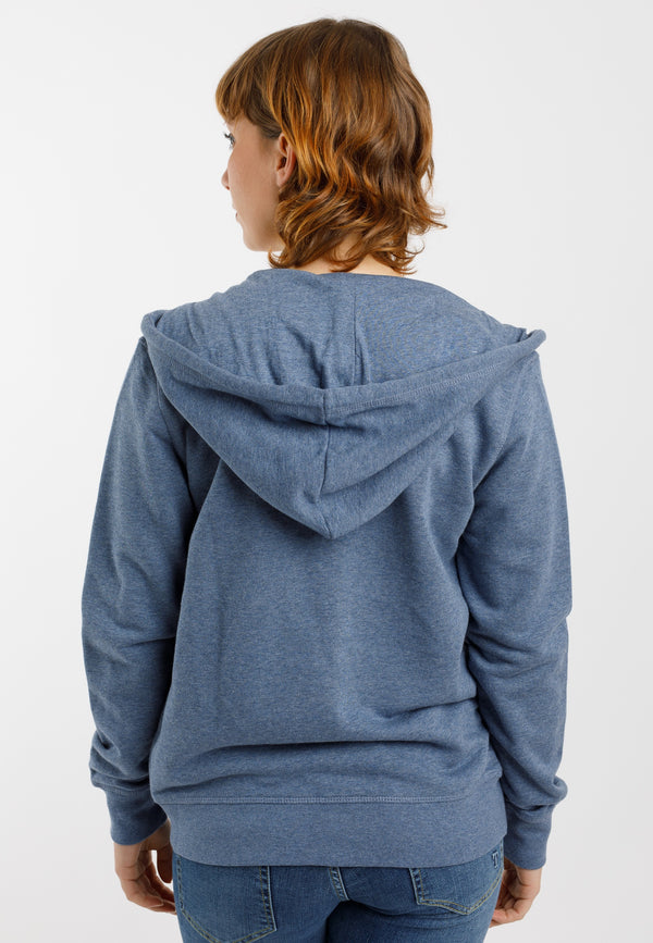 CONNECTOR | Classic zip hoodie made of organic cotton 