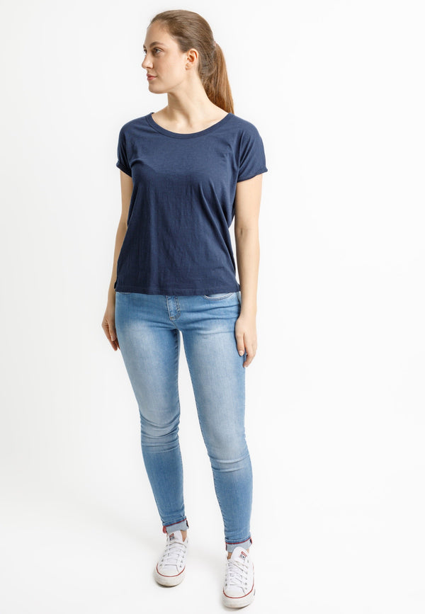 Lockeres Damen T-Shirt "ROUNDER SLUB" - TORLAND