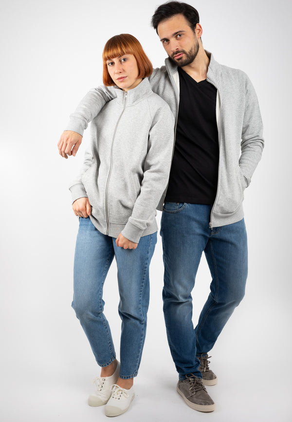 TRAILER | Nachhaltige Sweatshirt-Jacke aus Bio-Baumwolle