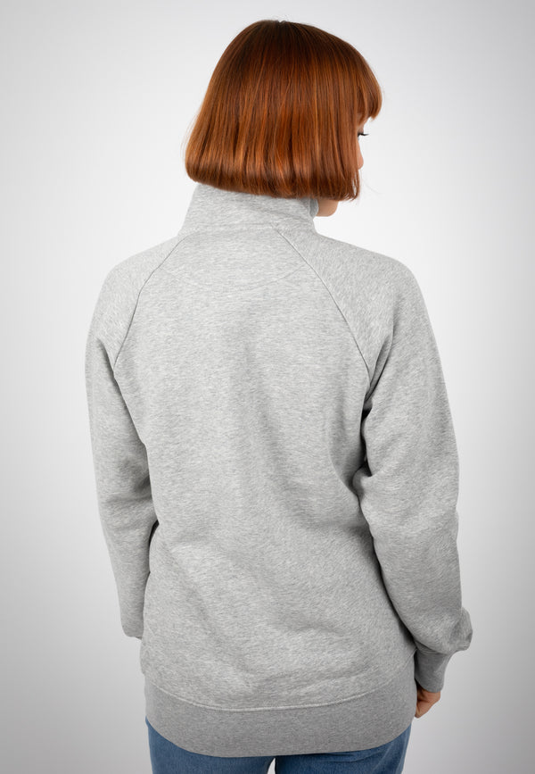 TRAILER | Sustainable sweatshirt jacket made from organic cotton