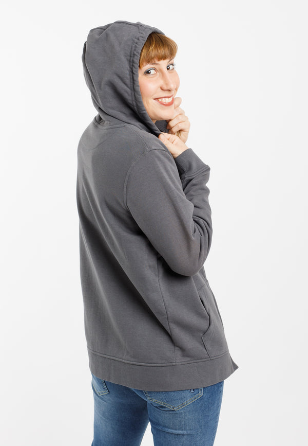 ZITA | Sustainable women's zip hoodie made from organic cotton 