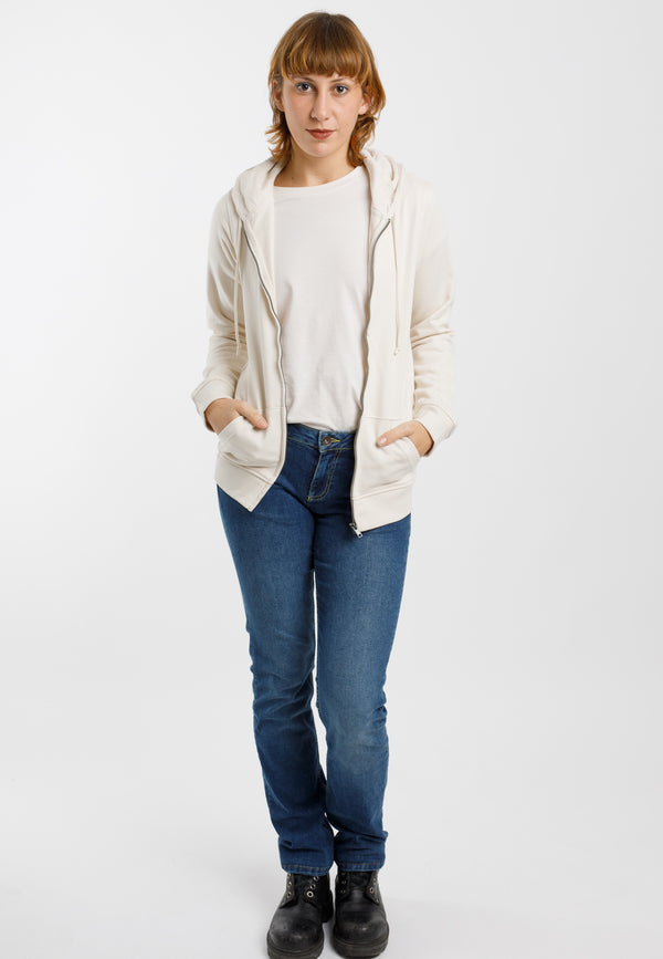 ZITA | Sustainable women's zip hoodie made from organic cotton 