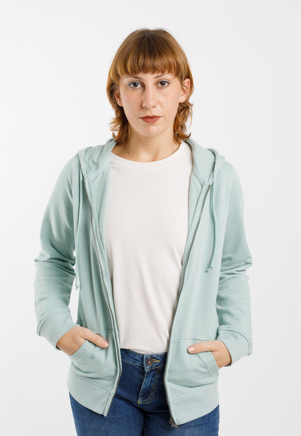 ZITA | Sustainable women's zip hoodie made from organic cotton 